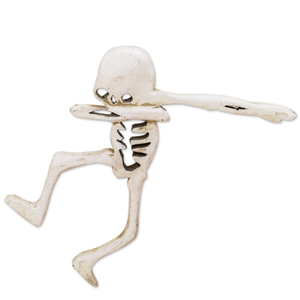 Novica Handmade Forward Forever Wood Relief Panel