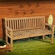 preview thumbnail 3 of 4, Seven Seas Teak Santiago Teak Wood Outdoor Patio Bench, 5 Foot