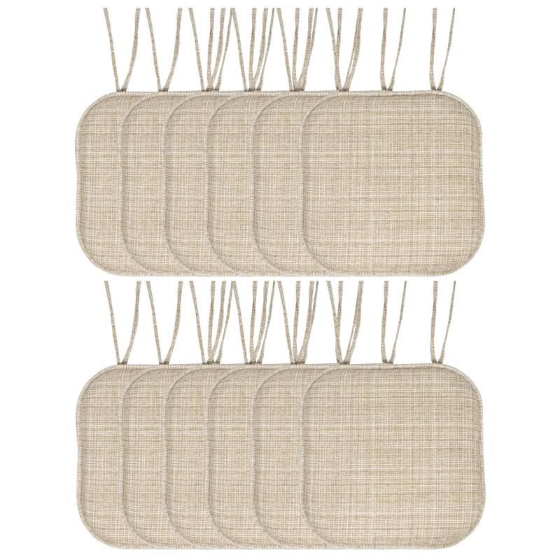 Aria Memory Foam Non-Slip Chair Pad with Ties