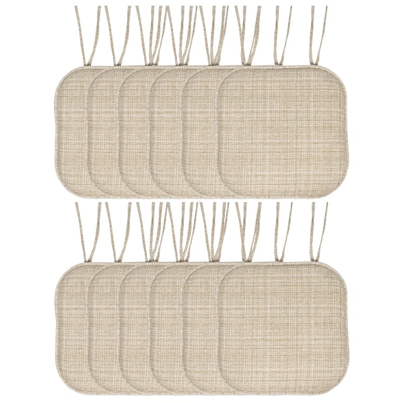 Aria Memory Foam Non-Slip Chair Pad with Ties