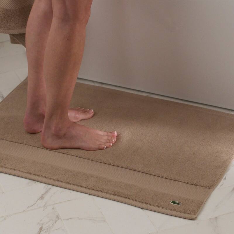 Lacoste Heritage Supima Cotton Bath Mat