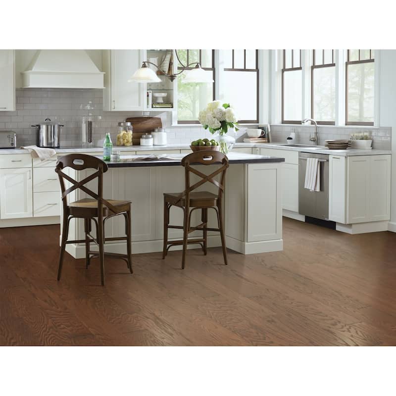 Shaw Albright Oak 5" Wide Smooth Engineered Red Oak Hardwood Flooring