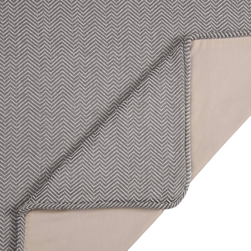 HiEnd Accents Timeless Classic Chenille Herringbone 3 Piece Duvet Cover Set