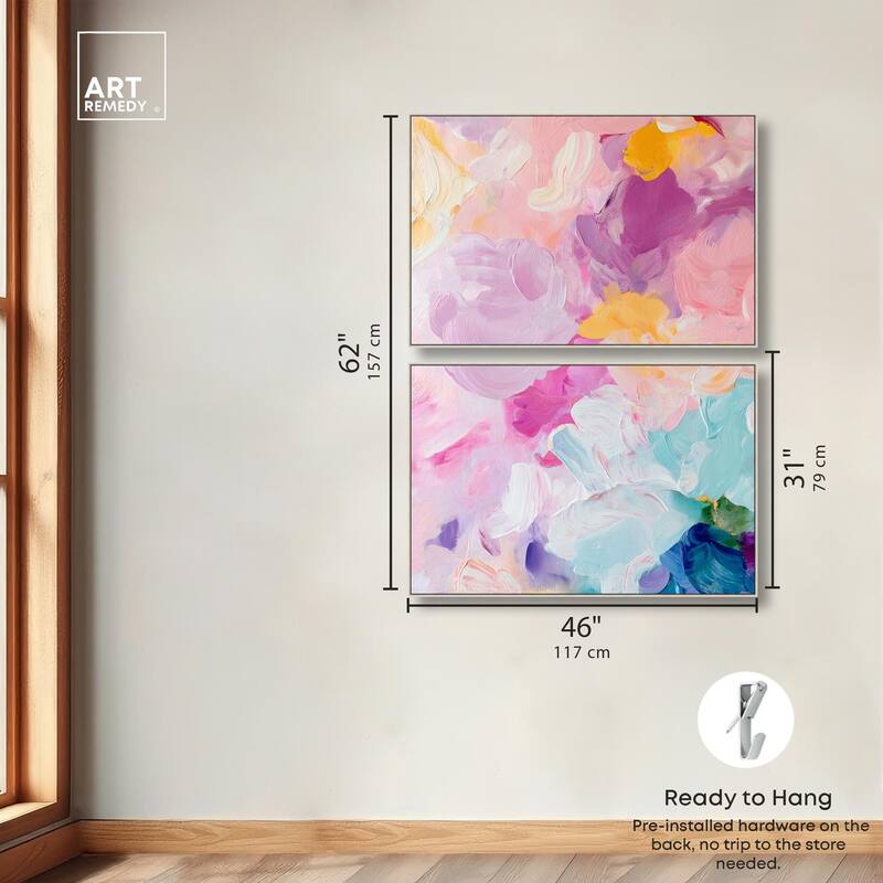 Misty Layers Canvas Set of 2 by Art Remedy