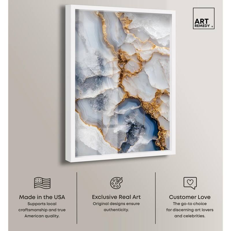 Denim Dreams I Shadowbox by Art Remedy