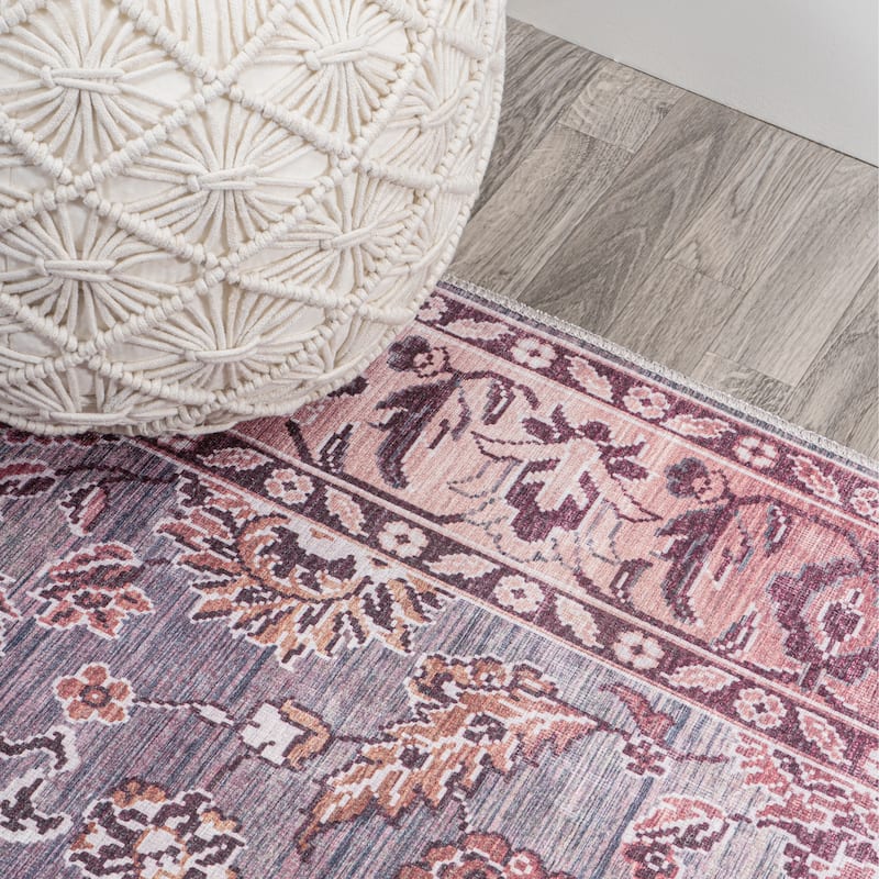 JONATHAN Y Regis Ornate Persian All-Over Machine Washable Area Rug