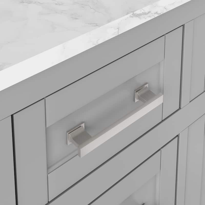 Bathroom Vanity with Marble Top and Sink