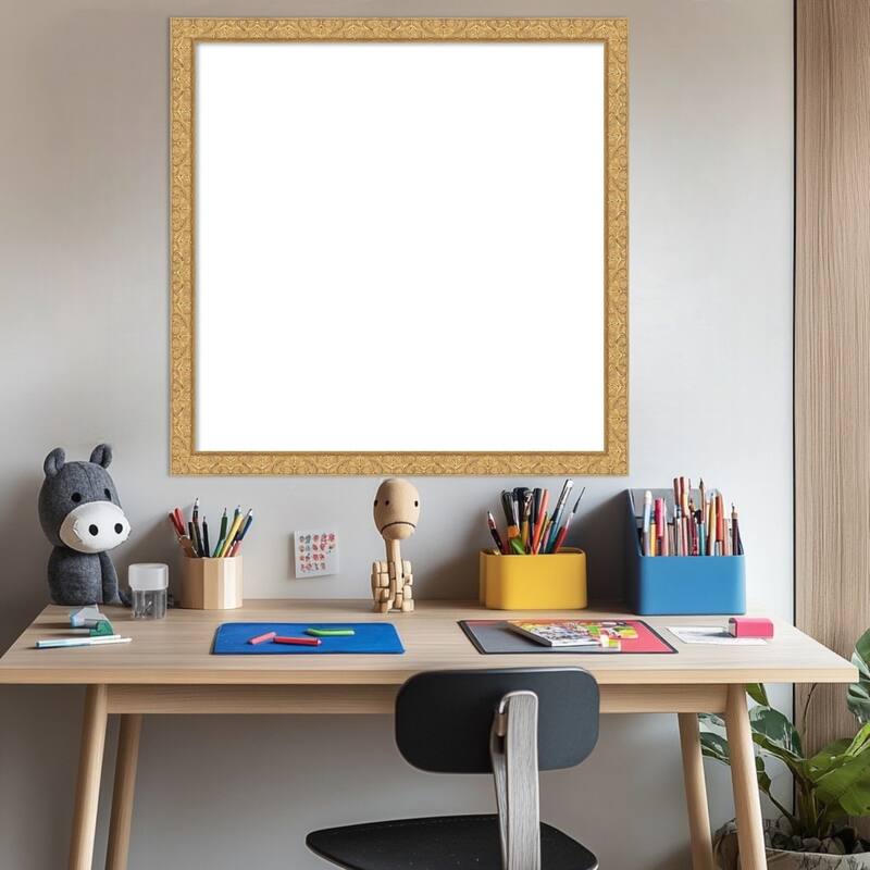 Lila Framed Dry Erase Magnetic Board