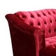 preview thumbnail 13 of 32, Adelia Modern Glam Tufted Velvet Sofa by Christopher Knight Home