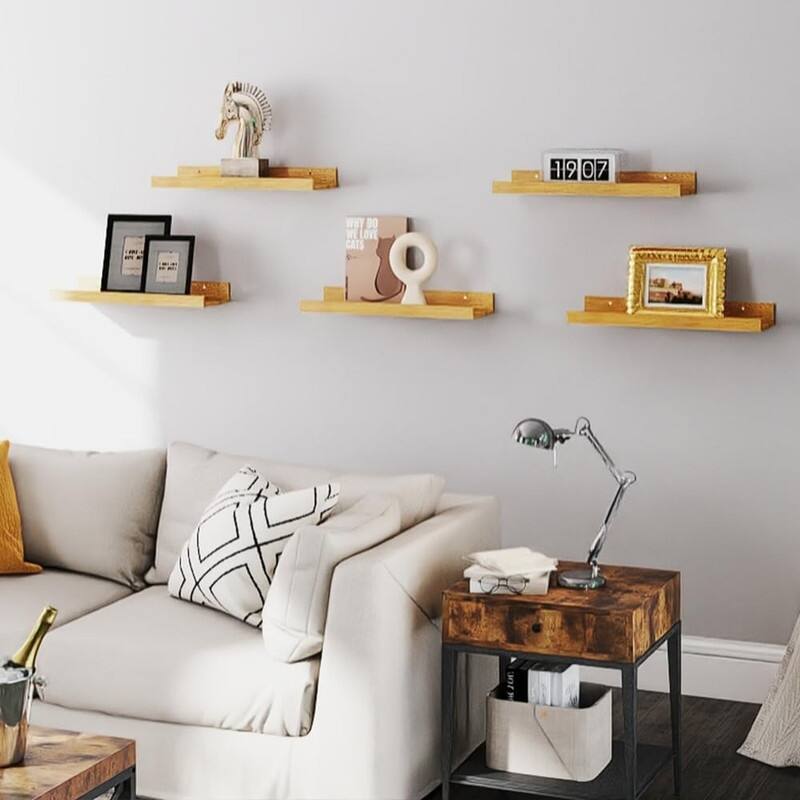 5 Set Floating Shelves for Wall Decor