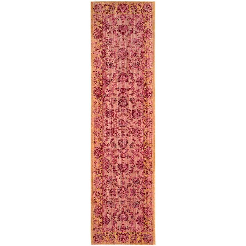SAFAVIEH, Valencia Masumeh Boho Oriental Distressed Rug