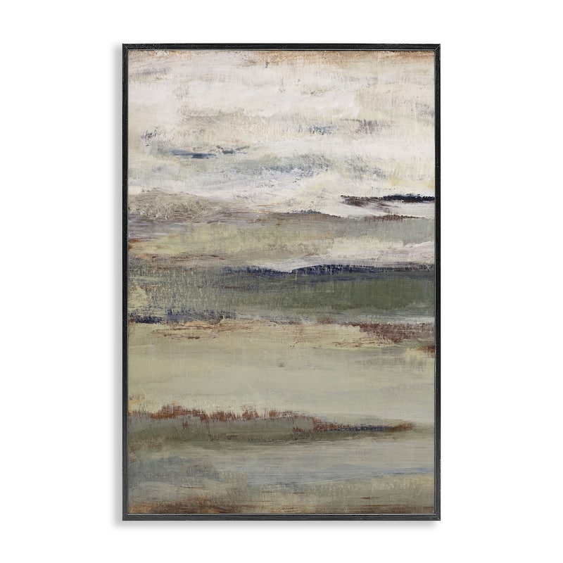 Stupell Abstract Earth's Layers Framed Giclee Art Design By Lanie Loreth - 16 x 24 - Black