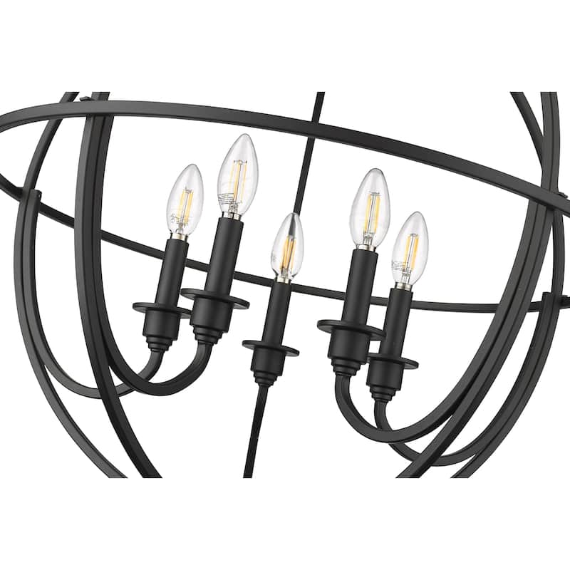 Millennium Lighting 12305 Artemis 5 Light 24" Wide Taper Candle Style