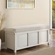 preview thumbnail 3 of 11, John Louis Home Solid Wood Open Top Storage Bench