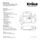 preview thumbnail 31 of 107, KRAUS Kore Workstation Farmhouse Apron Stainless Steel Kitchen Sink