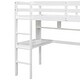 preview thumbnail 23 of 24, Twin Loft Bed with Built-in Desk and Bookcase