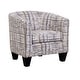 preview thumbnail 2 of 0, Grafton Home Enzo Upholstered Accent Barrel Chair Gold anf Grey Splatter