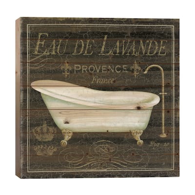 Bain De Luxe I Print On Wood by Daphne Brissonnet - Multi-Color
