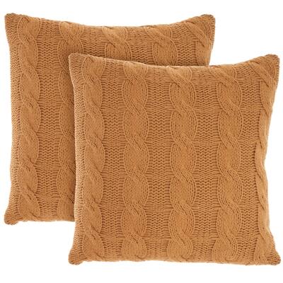 Mina Victory Lifestyle Solid Throw Pillow