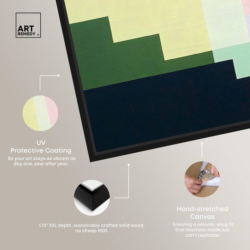Rectilinear Rhapsody III Canvas by Art Remedy