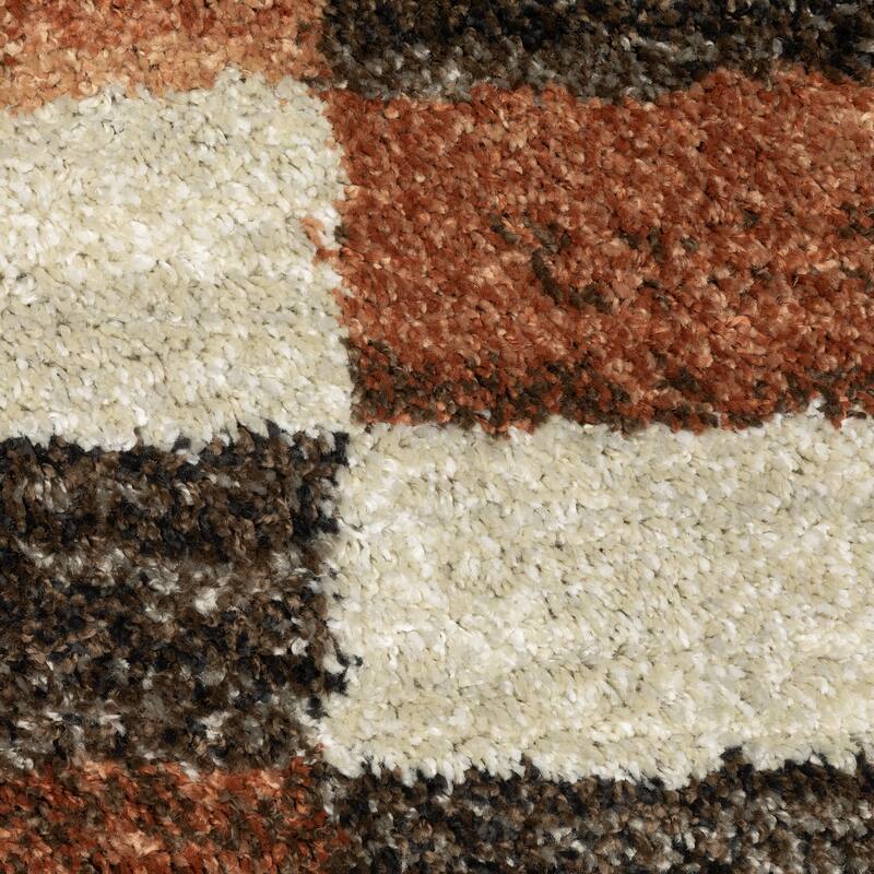 ROW Gemma Modern Color Block Multi-Colored Area Rug