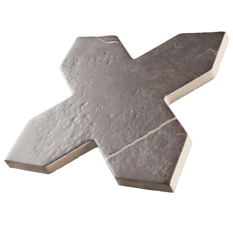 Merola Tile Istanbul Star Night with Night Cross 6" x 12" Porcelain Floor and Wall Tile - Case (32 Tiles)