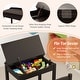 preview thumbnail 36 of 35, Multifunctional Kids Table and Chairs with Storage Space - 23" x 16" x 21.5"(L x W x H)