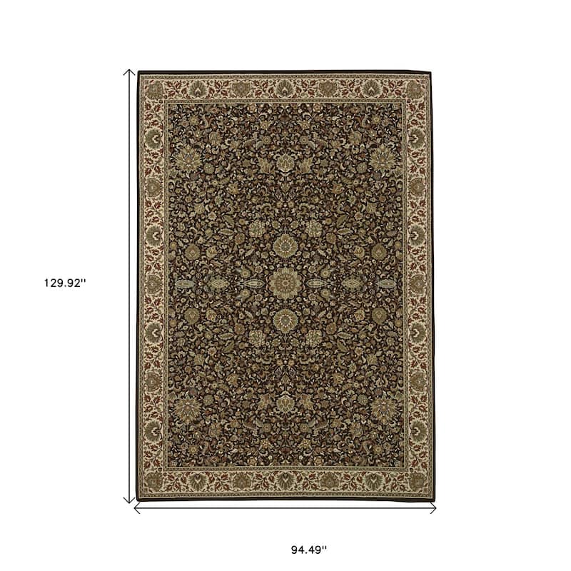 HomeRoots Oriental Traditional Runner Area Rug