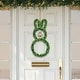 preview thumbnail 17 of 16, Fraser Hill Farm 24-inch Boxwood Bunny Wreath
