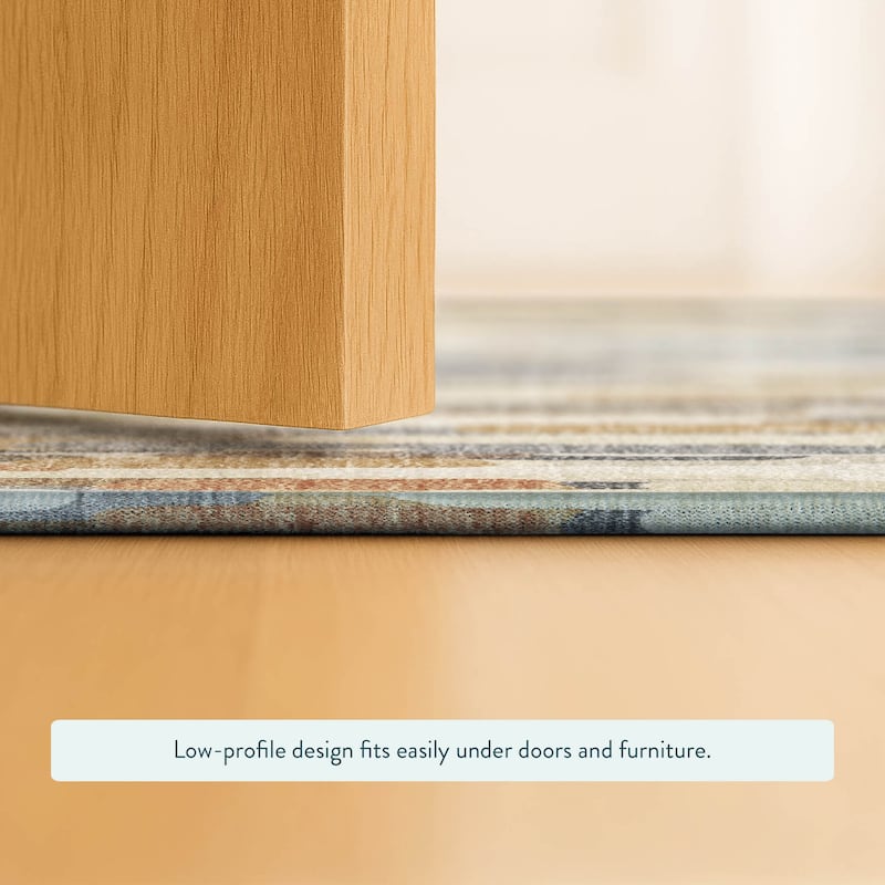 Machine Washable Indoor/ Outdoor Contemporary Drew Chantille Rug