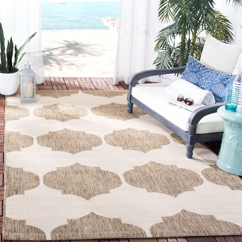 SAFAVIEH Courtyard Marilee Indoor/ Outdoor Waterproof Patio Backyard Rug