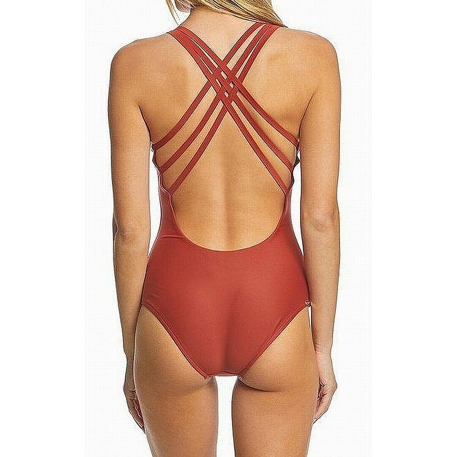 Shop Body Glove Burnt Red Women S Size Large L One Piece Swimwear