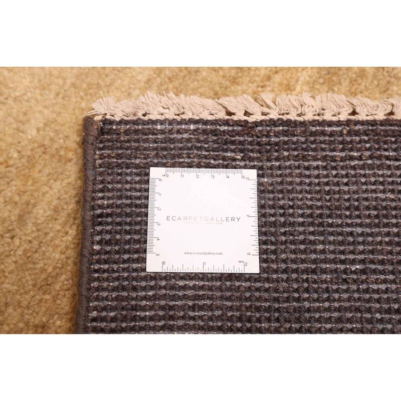 ECARPETGALLERY Hand-knotted Peshawar Ziegler Dark Brown Wool Rug - 5'1 x 6'9