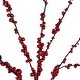 preview thumbnail 4 of 4, 5' Artificial Red Berry Christmas Twig Tree Unlit
