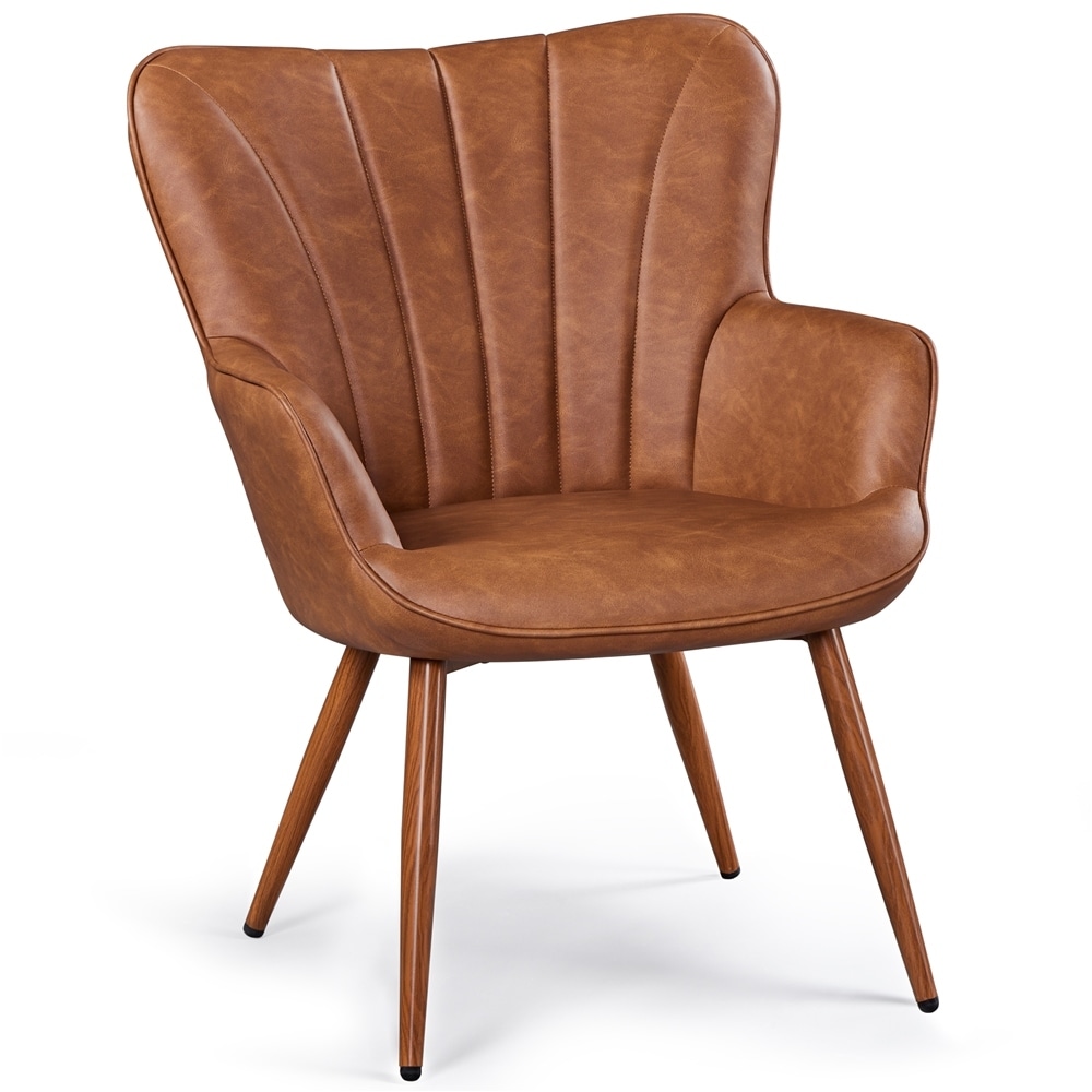 Pleated accent chair on sale