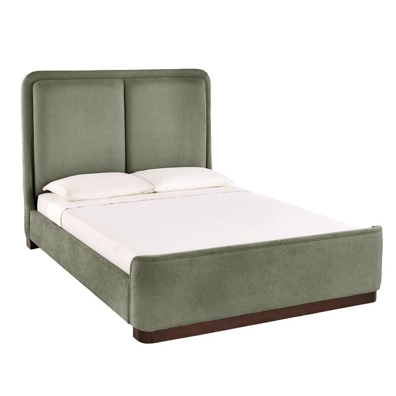 Noe Fabric Upholstered LED Platform Bed by iNSPIRE Q Modern