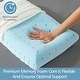 preview thumbnail 15 of 16, Bed Pillows Set of 2 / 1 - Memory Foam Pillow Down Alternative Bedding Gel Cooling Pillow for Back, Stomach or Side Sleepers