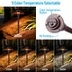 preview thumbnail 4 of 7, 6 Pack 5CCT LED Landscape Pathway Lights, Double Layer - Oil Rubbed Bronze