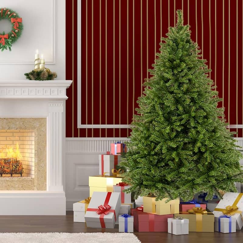 Christmas Tree With Sturdy Metal Legs(7.5ft,1450 Branches)