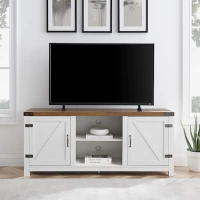 Middlebrook Firebranch 58-inch Barn Door TV Console