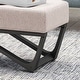 preview thumbnail 25 of 28, Ursa Contemporary Fabric Ottoman Bench by Christopher Knight Home