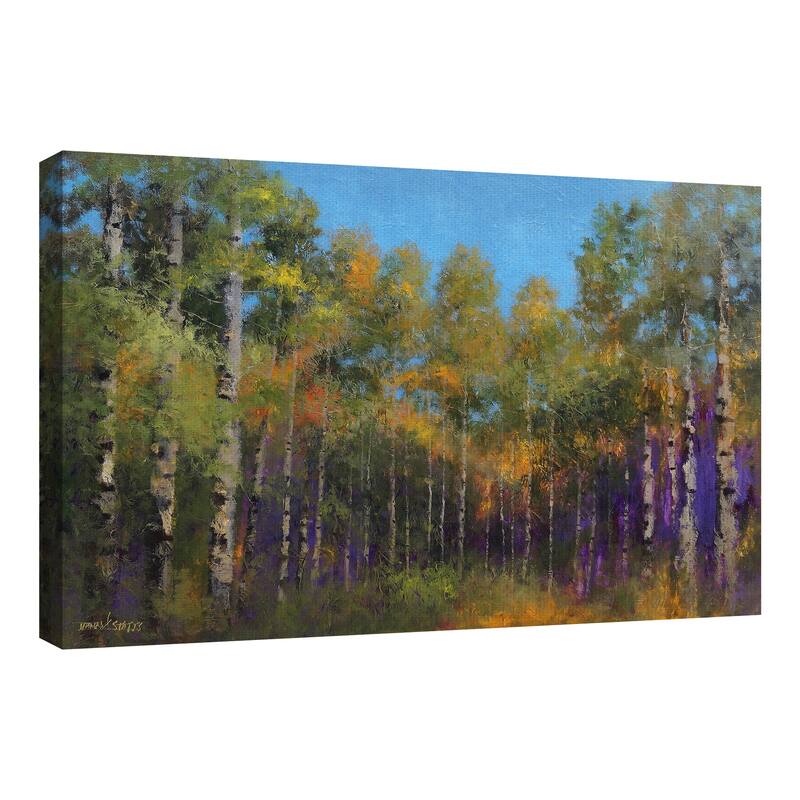 Aspen Autumn by Thomas Stotts Canvas Art Print