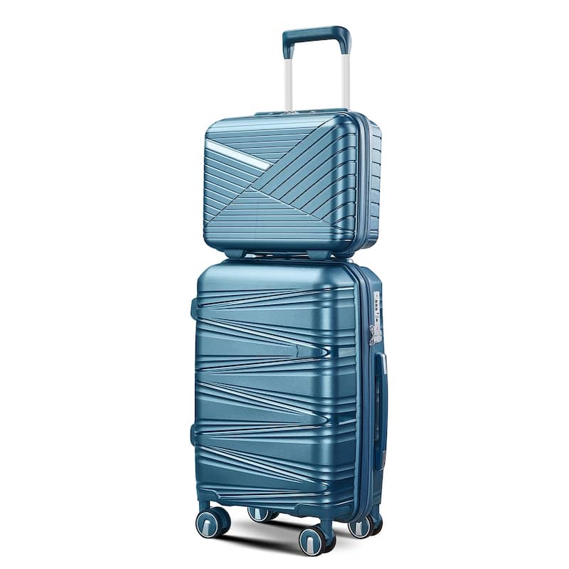 Luggage Sets 4 Piece with Spinner Wheel, Hardside Suitcase Set with TSA Lock, Expandable Luggage for Men and Women Travel