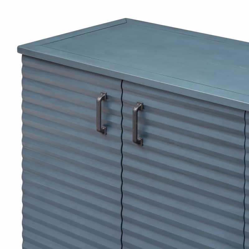 60''W Sideboard with 4 Door Large Storage Buffet - N/A