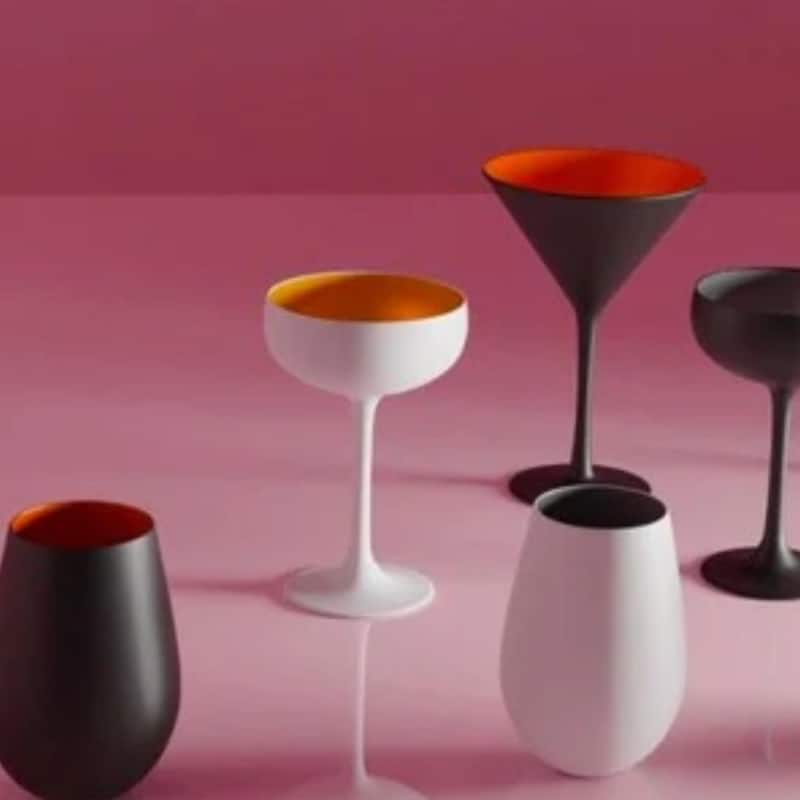 Stolzle Lausitz Set of 6 Olympia Champagne Coupe Glasses