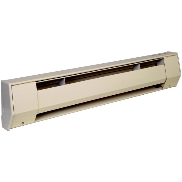 King 2K2403A 500W 277V 27 inch Baseboard Heater - almond