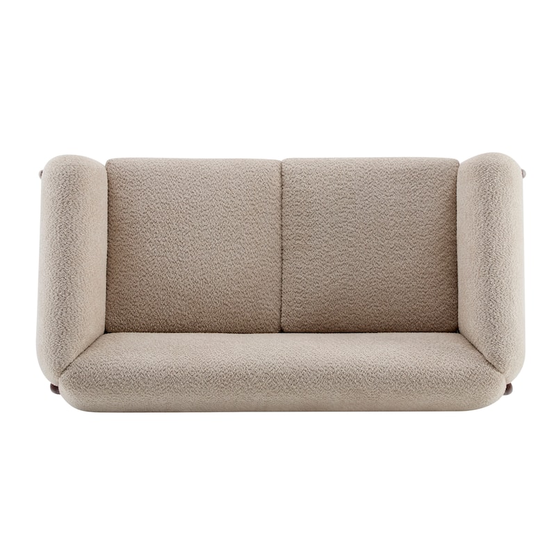 Alma Upholstered Boucle Loveseat by Christopher Knight Home