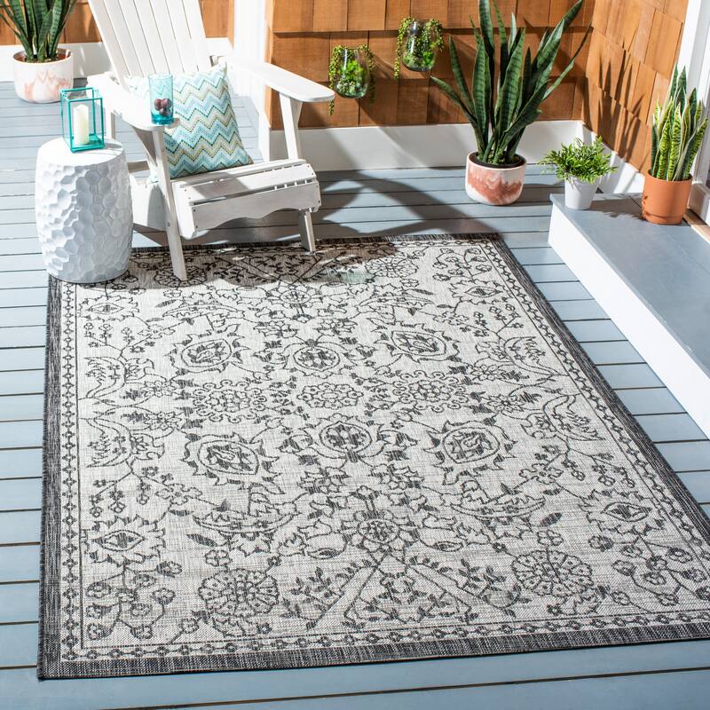 SAFAVIEH Courtyard Rochel Indoor/ Outdoor Waterproof Patio Backyard Rug