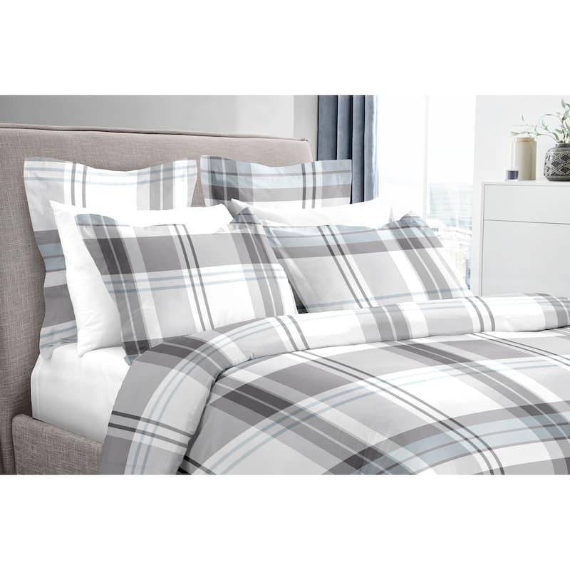 Dormisette Luxury German Flannel 3-piece Cotton Duvet Cover Set