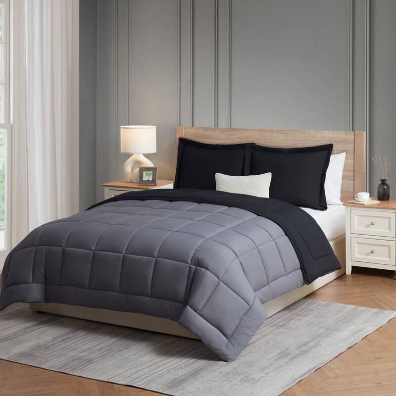 Empyrean All Season Alternative Down Lightweight Reversible Comforter Set